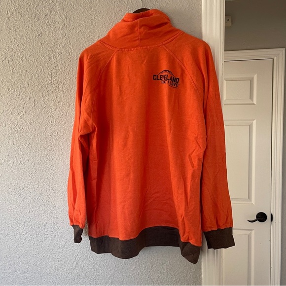 GV ART + DESIGN Cleveland Football Orange Hoodie XXL - Picture 4 of 5